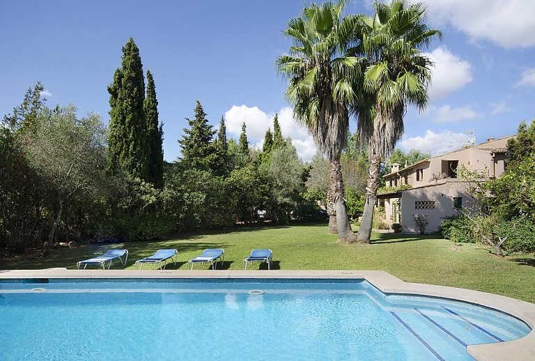 Finca Pollenca Mallorca 4 Personen Rasen Pool