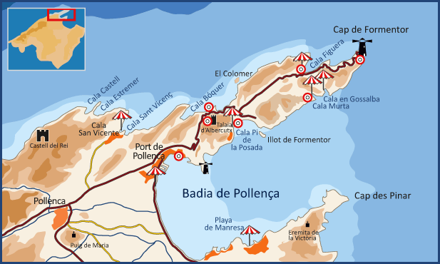 Von Puerto de Pollenca zum Cap Formentor - Ausflugtipp auf Mallorca